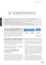 El Programa de Mejora del caballo PRA: Un reto de resistencia