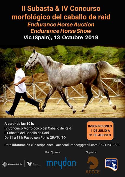 II Subasta & IV Concurso morfológico del caballo de raid