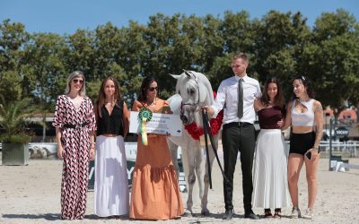 Los Caballos Árabes Españoles arrasan en el Concurso Morfológico Internacional B de Vichy