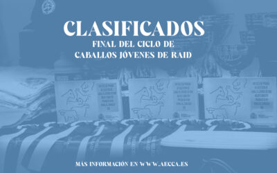 Clasificados para la Final del Ciclo de Caballos Jóvenes de Raid 2026.
