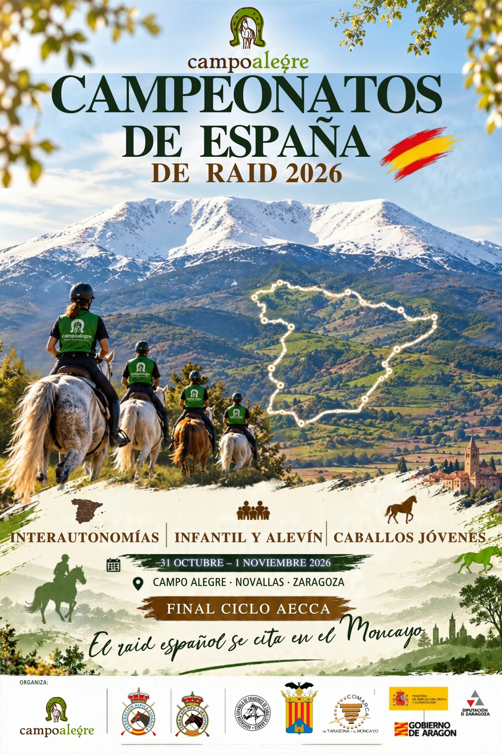 FINAL DEL CICLO DE CABALLOS JÓVENES DE RAID – INTERAUTONOMIAS.